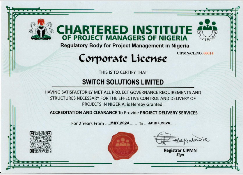 Exciting News! Switch Solutions Limited is now officially accredited by ...