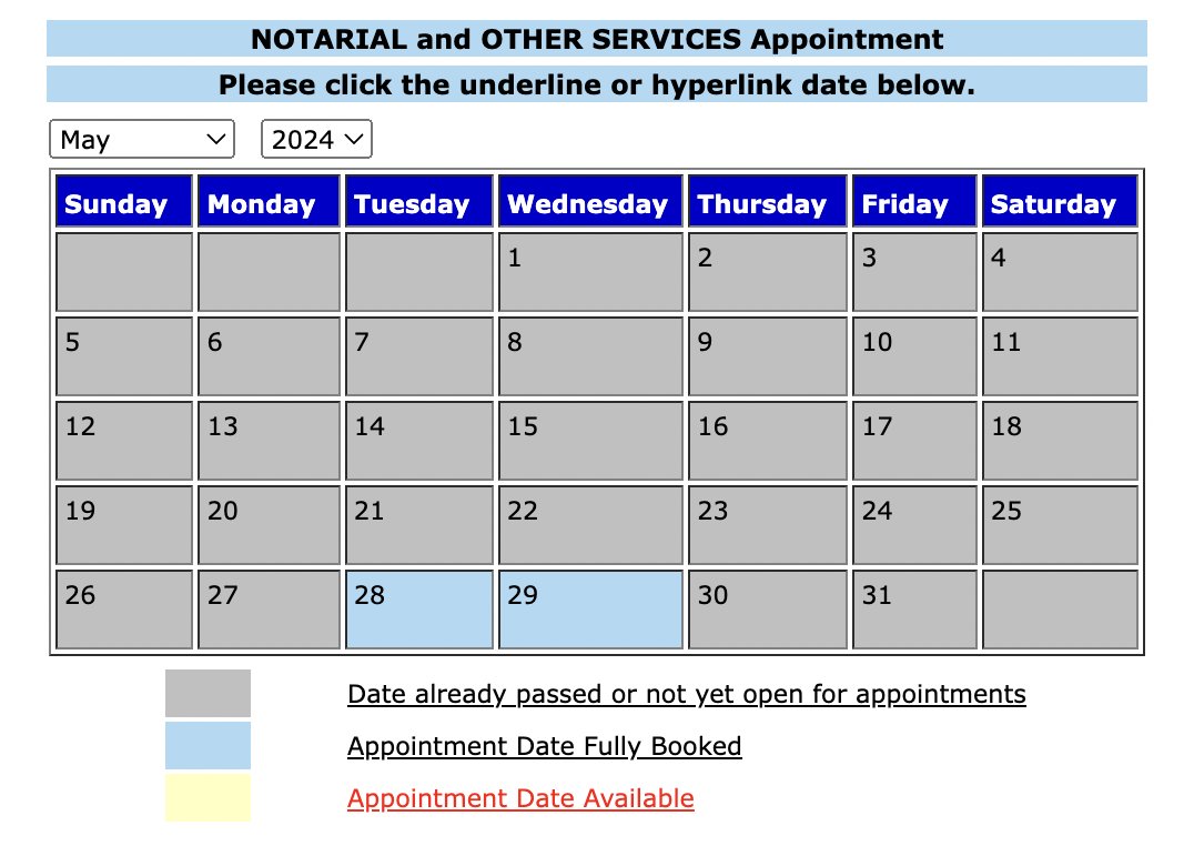itanio's tweet image. Anyone notice the U.S. Embassy appointment booking system is built on asp.net and the font is Verdana size 10... retro throwback to 2005, or tech debt? :)