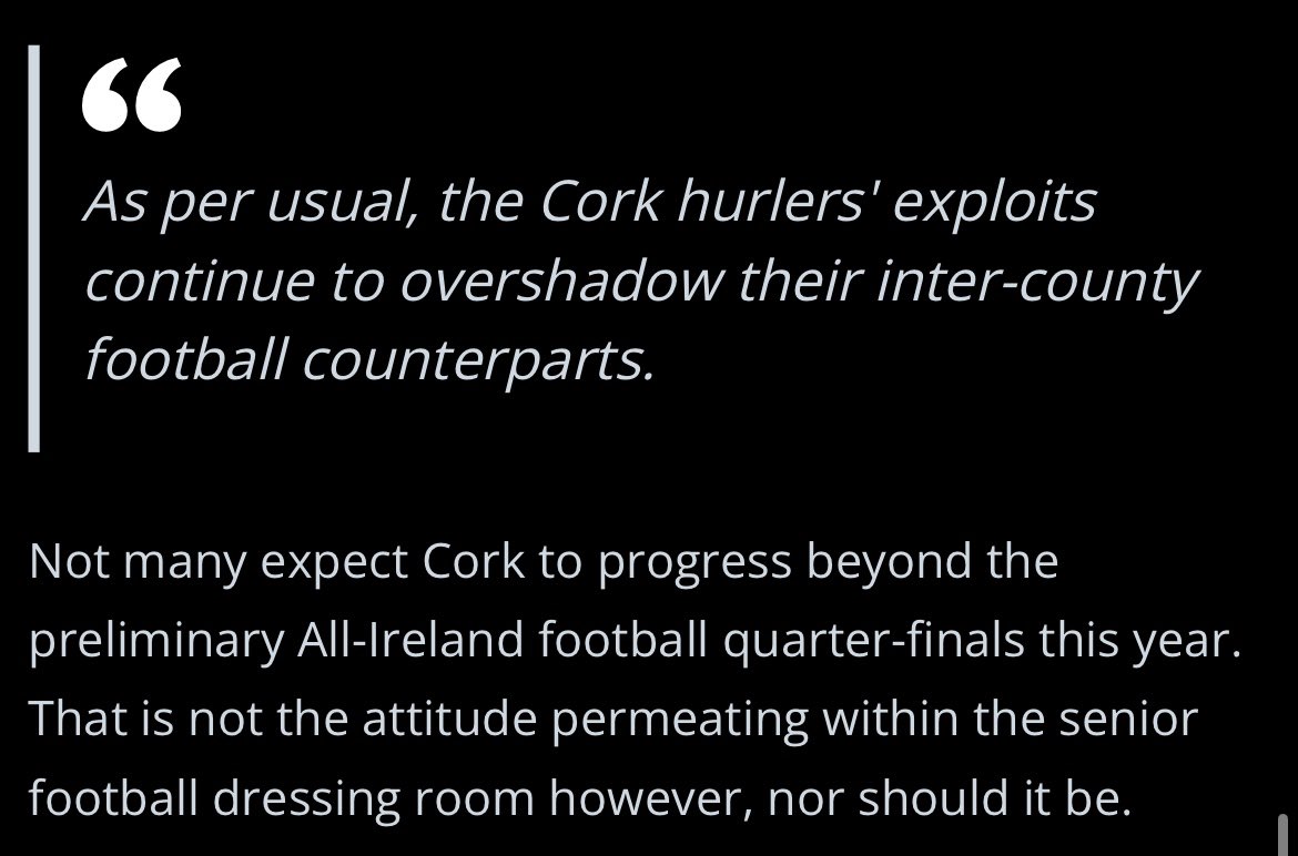 👩‍💻MY weekly @echolivecork column looks ahead to what’s in store for the @OfficialCorkGAA senior footballers and hurlers following their latest @MunsterGAA exploits. #️⃣ #corkgaa #cork #gaa #football #hurlers #hurling #gaelicgames #gaa #onecork 🔗 echolive.ie/corksport/arid…