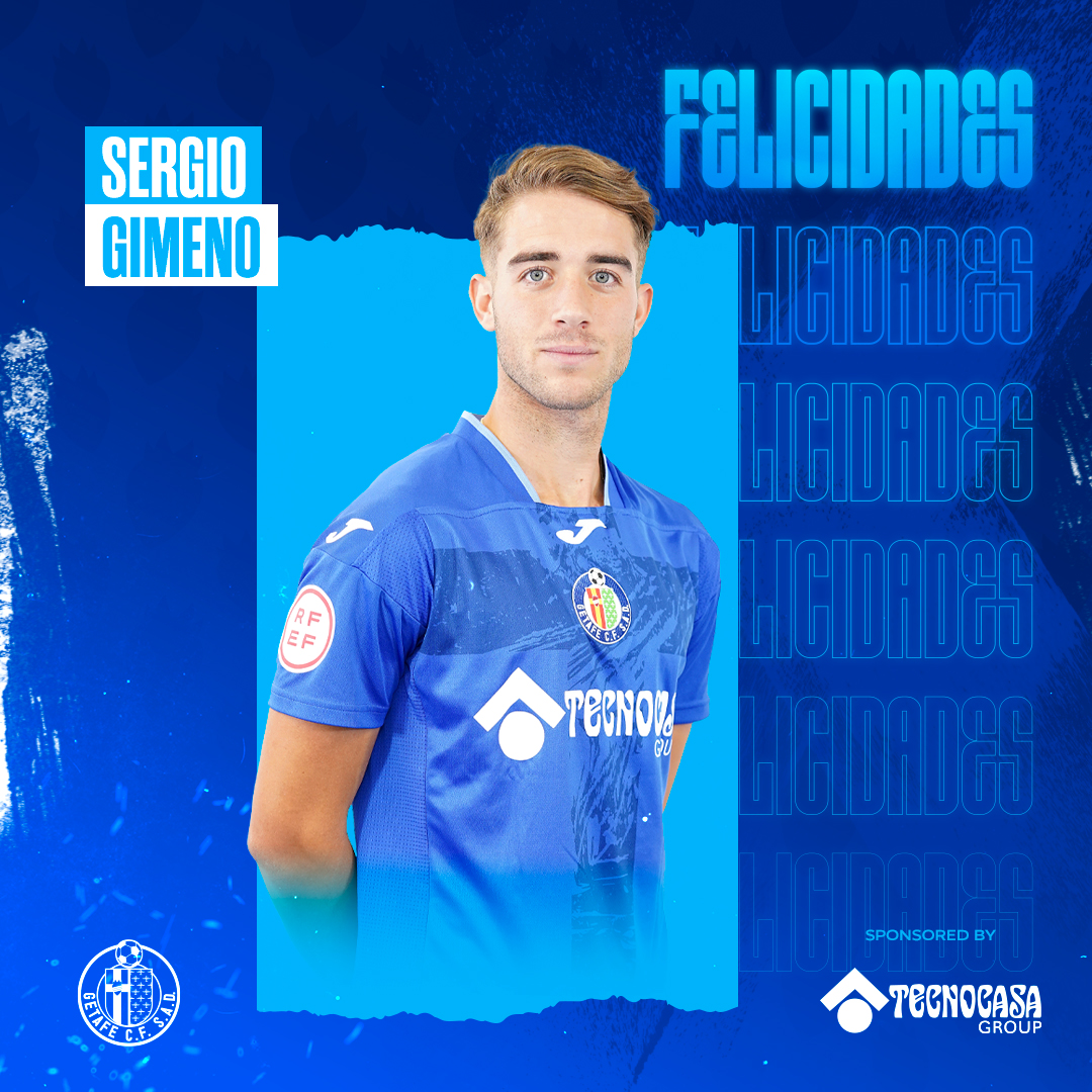 Hoy cumple 2⃣3⃣ años nuestro jugador, Sergio Gimeno 😍 A disfrutar de tu aniversario, Gime 🎂 #VamosGetaB