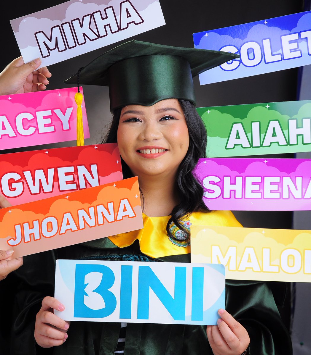BINI, may na pa graduate na naman kayo!😁

Scar, CTT
Bachelor of Science in Management Accounting 
Class of 2024

🏅𝐌𝐚𝐠𝐧𝐚 𝐂𝐮𝐦 𝐋𝐚𝐮𝐝𝐞
       🎖️22/285 Honors (SBM)
       🎖️57/529 Honors (Overall)
🏅Consistent Dean's Lister
🏅Loyalty Awardee
🏅 Certified Tax Technician