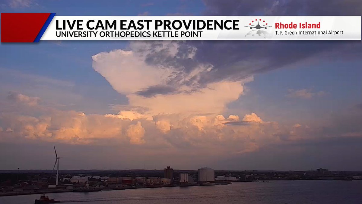 Wow! Look at that thunderstorm over NE CT.