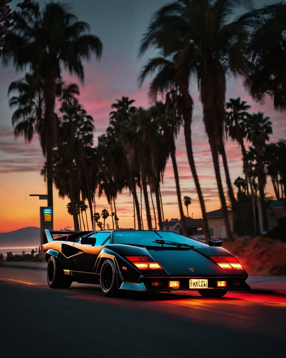 C O U N T A C H 
open.spotify.com/track/5dNcMmuS…
#countach #lamborghini #lamborghinicountach #countach5000s #synthwave #retrowave #80s #LA #Losangeles #sunset #palmtrees #theneondroid #neondroid