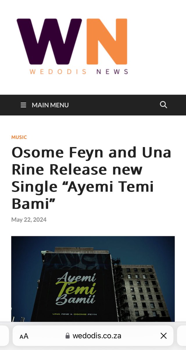 wedodis.co.za/news/osome-fey…