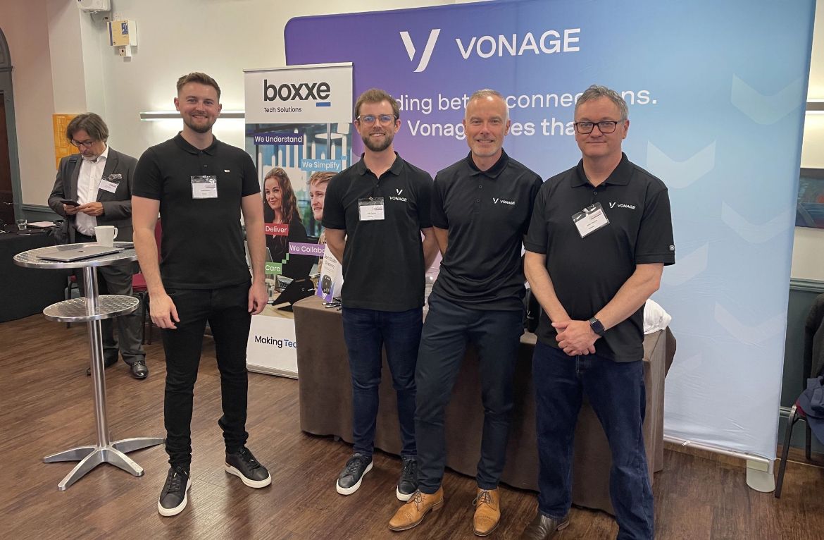 boxxe_UK's tweet image. 📸 Last week at the Customer-Focused Contact Conference with our partner, @Vonage

Showcasing #communications solutions, boxxe and Vonage looked at the future of #telecommunications, and how we can foster flexible, engaging conversation across our businesses.

#MakingTechHuman