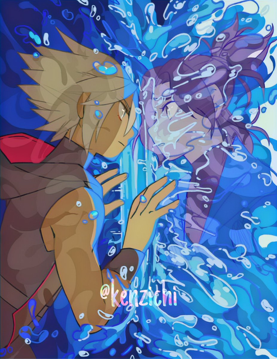 Full version of my picture for <a href="/ShatteredZine/">Shattered Destiny ♕ A Dark Road Fan Zine ♔</a>! 💦💦 Thank you for letting me be a part of this wonderful group again! I’ll always have a soft spot for these two 🩵 #kingdomhearts