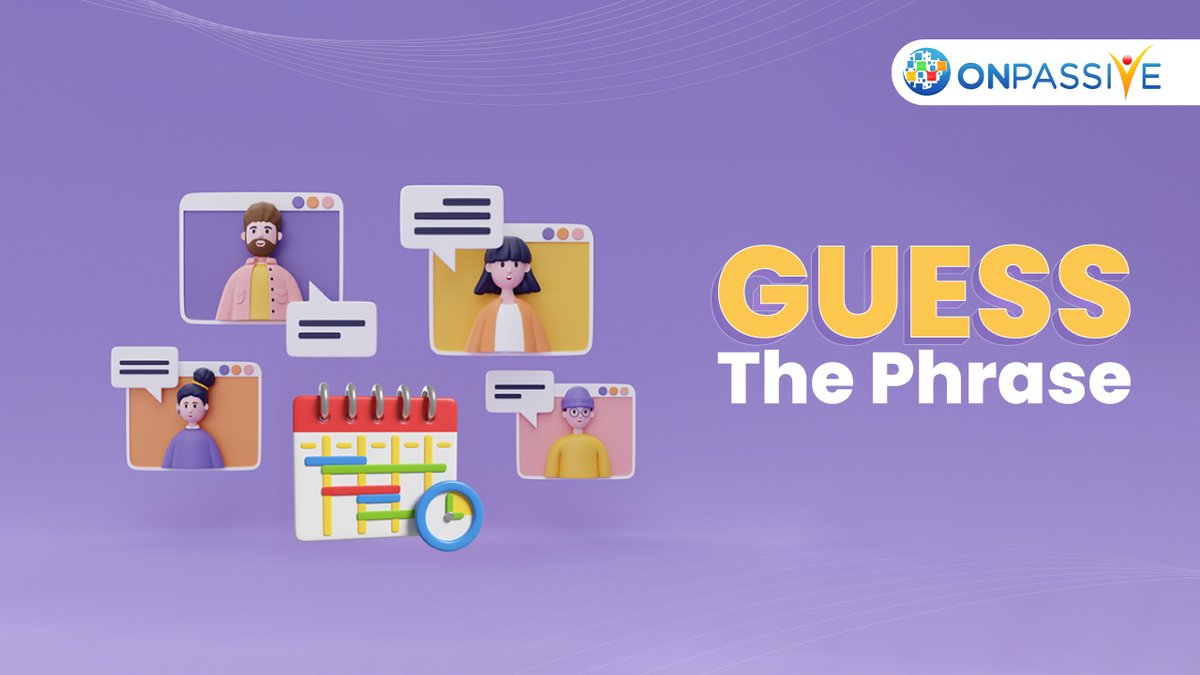 Ready to decode the dialogue of virtual meetings? Test your emoji skills and see if you can crack the code. #ONPASSIVE #GuessGame #GuessChallenge #CommentNow #gametimefun