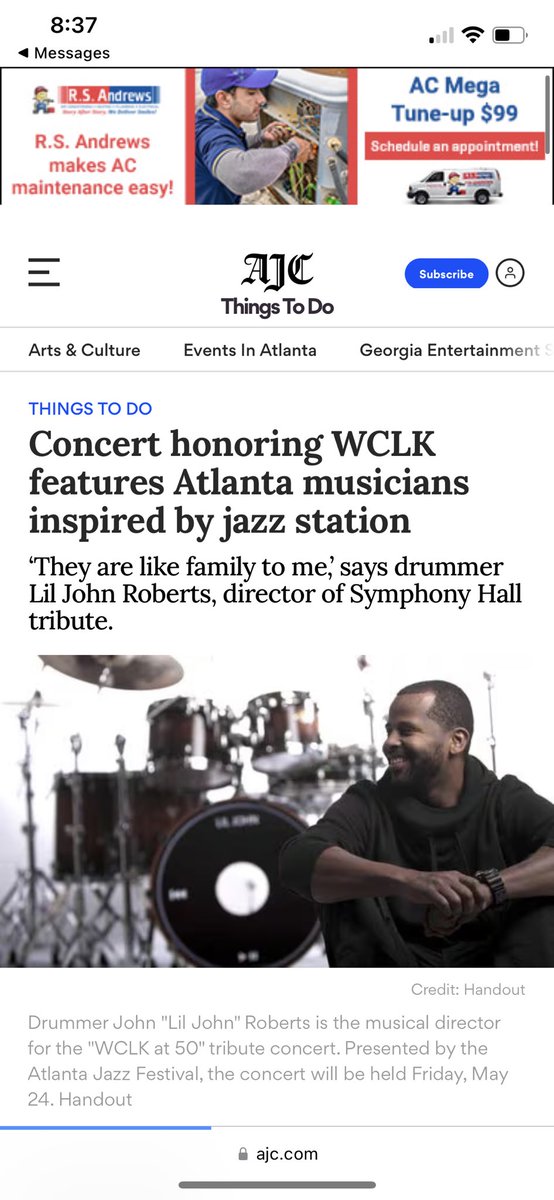 Check out the <a href="/ajc/">Atlanta Journal-Constitution</a> and the sootlight on #WCLKAT50 😆 It features <a href="/LilJohnRoberts/">Lil John Roberts</a> <a href="/iamrhondathomas/">Rhonda Thomas</a> #DashillSmith ❤️ Get your tickets NIW for this historic moment!