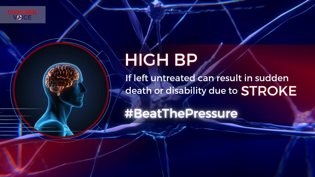 High blood pressure can damage and weaken your brain's blood vessels, leading to a higher risk of stroke. Managing your blood pressure is critical to maintaining healthy blood flow to the brain and preventing strokes. #BeatThePressure #SwasthBharat