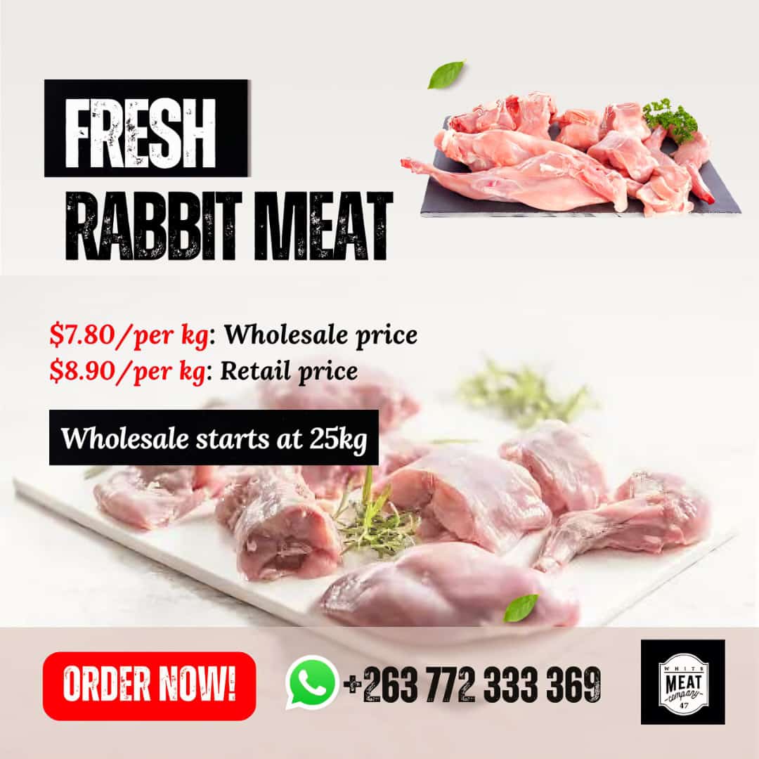 @WhiteMeatCompa1 doing what l love to do,producing and selling quality rabbit meat. There are other reasons why one should be more interested in this type of meat,it comes with benefits. Rabbit meat offers several nutritional and health benefits: 1. Lean Protein: Rabbit meat