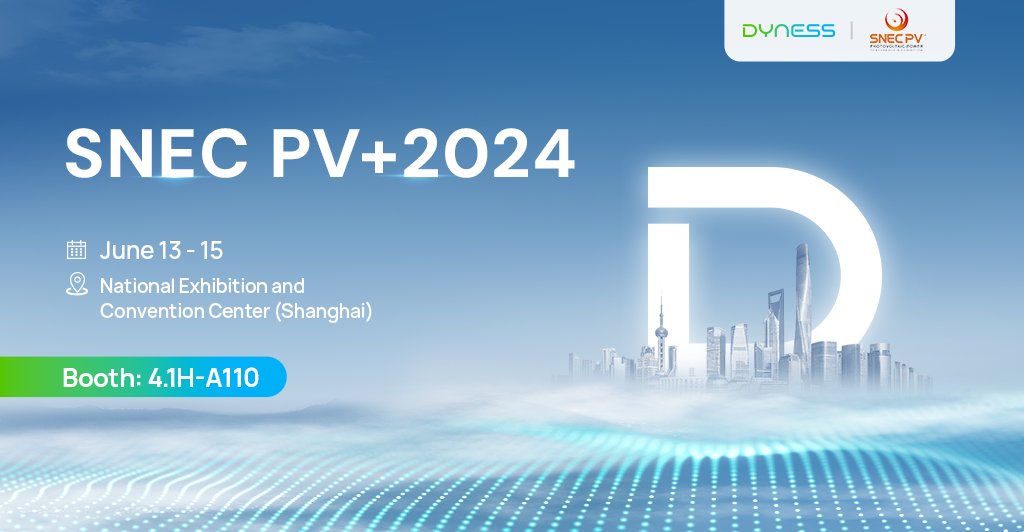 ✈️ Get ready to shine bright with #Dyness at the upcoming SNEC PV+ 2024 ⏱Date: June 13–15, 2024. 🏢Location: National Exhibition and Convention Center, Shanghai, China 👨‍💼Booth No.: 4.1H-A110 Learn more: dyness.com #SNEC2024 #DynessExpo #CleanEnergy #FutureOfEnergy