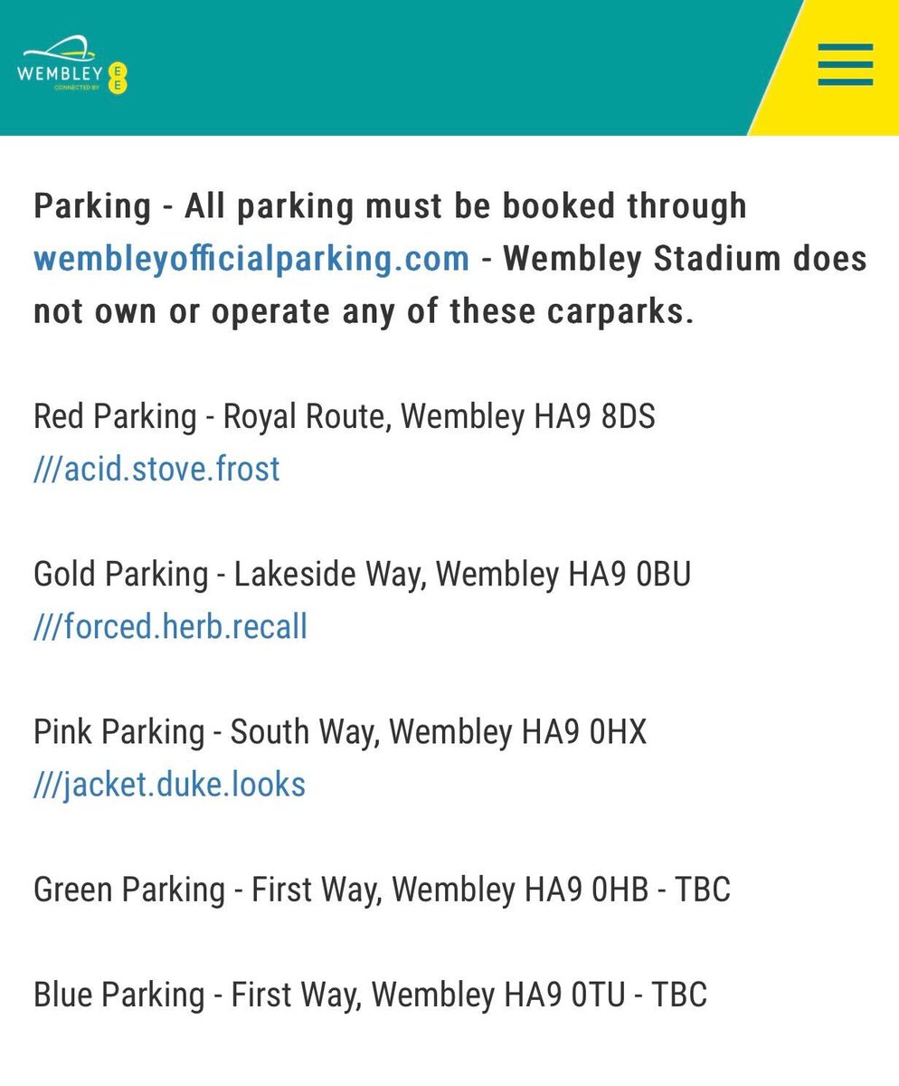 🏟️ Heading to Wembley? Don't forget what3words for meet-up points at big stadiums! Works offline and has a compass mode for easy navigation in crowds. @wembleystadium lists what3words addresses for nearby hotels and car parks, ensuring smoother trips for visitors. 🚗🏨