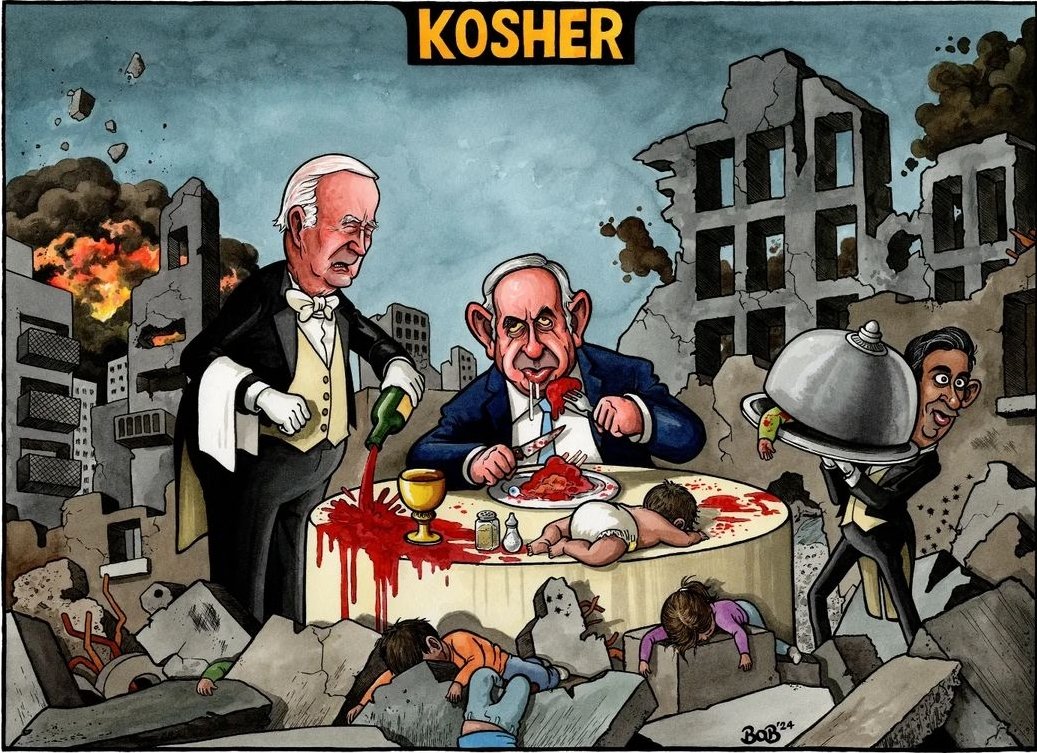 Netanyahu by Bob Moran @bobscartoons