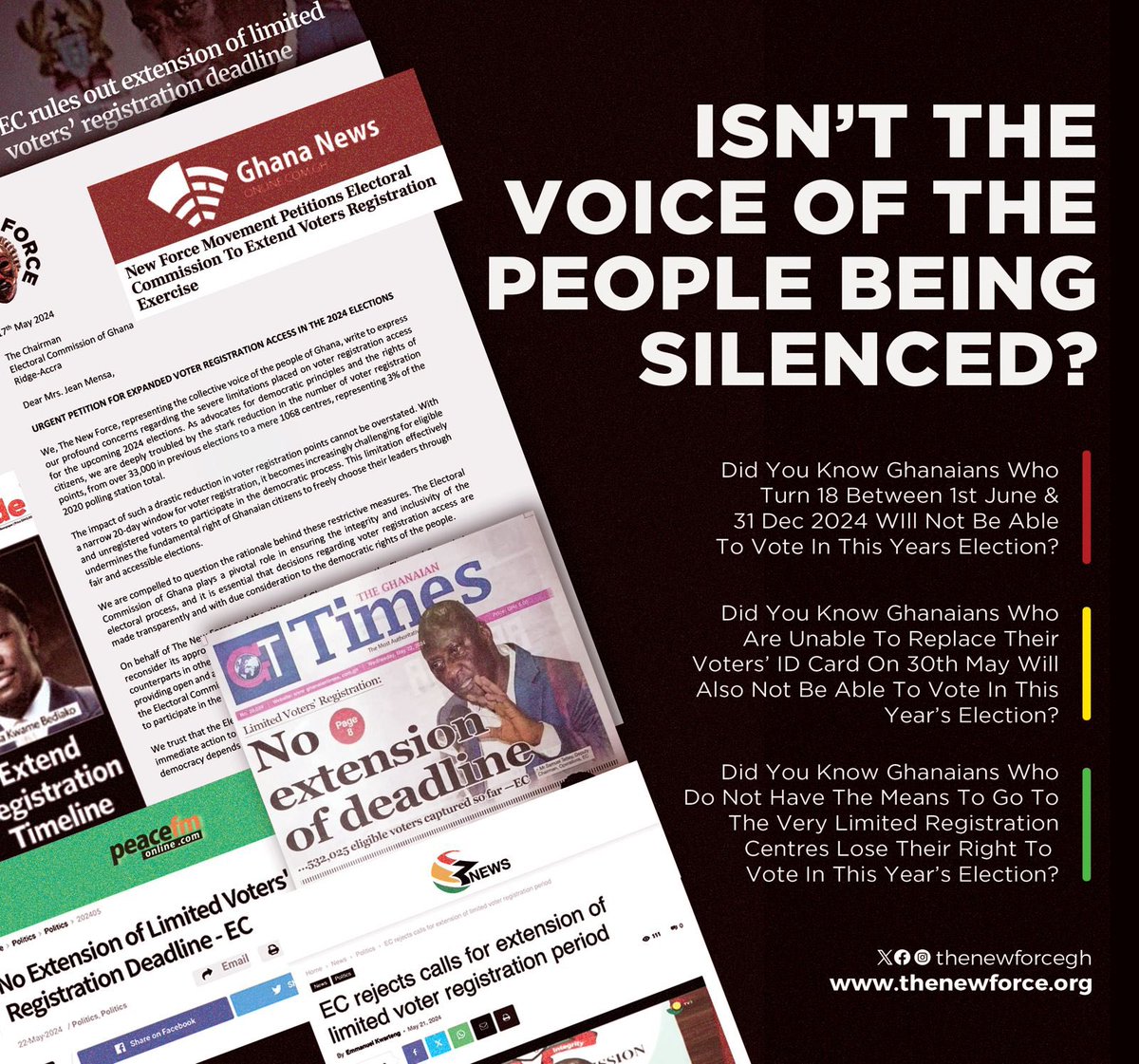 ISN'T THE VOICE OF THE PEOPLE BEING SILENCED?