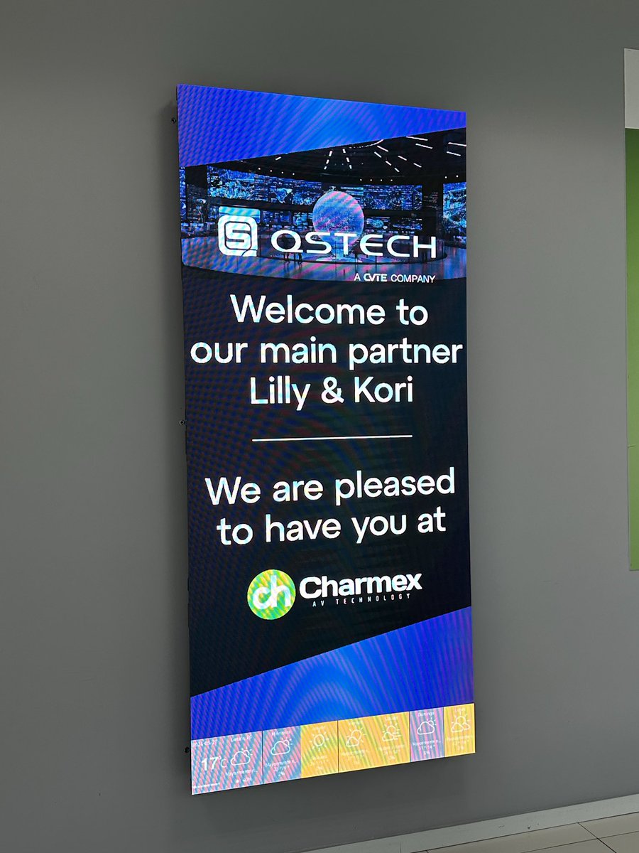 qstechled's tweet photo. ❤️ We are thrilled to have visited @CharmexInt offices in Madrid and Barcelona!
🥂Huge thanks to every team member for their time and passion. We had a fantastic time together and look forward to stronger collaboration.
#qstech #charmex #led #leddisplay #screen #collaboration https://t.co/XEm8K7BRgY
