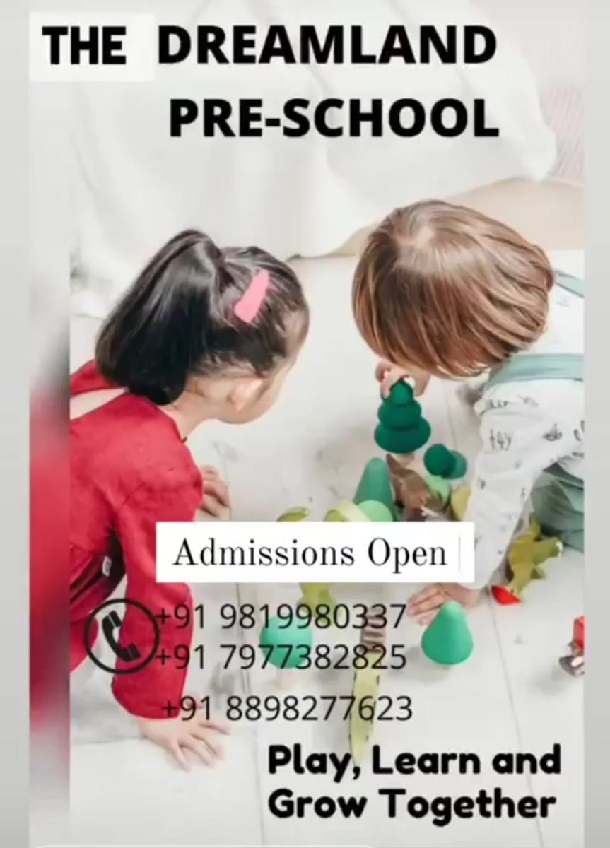 THE DREAMLAND PRESCHOOL AND DAYCARE CENTER- Admission Open For 2024-2025 Read Full News: bit.ly/4bMlAjQ #2025Admission #Admission2024 #ChildsGrowth #DaycareCenter #development #DreamlandPreschool #KGStudents #NurseryClasses #PerfectPlace #PreNursery