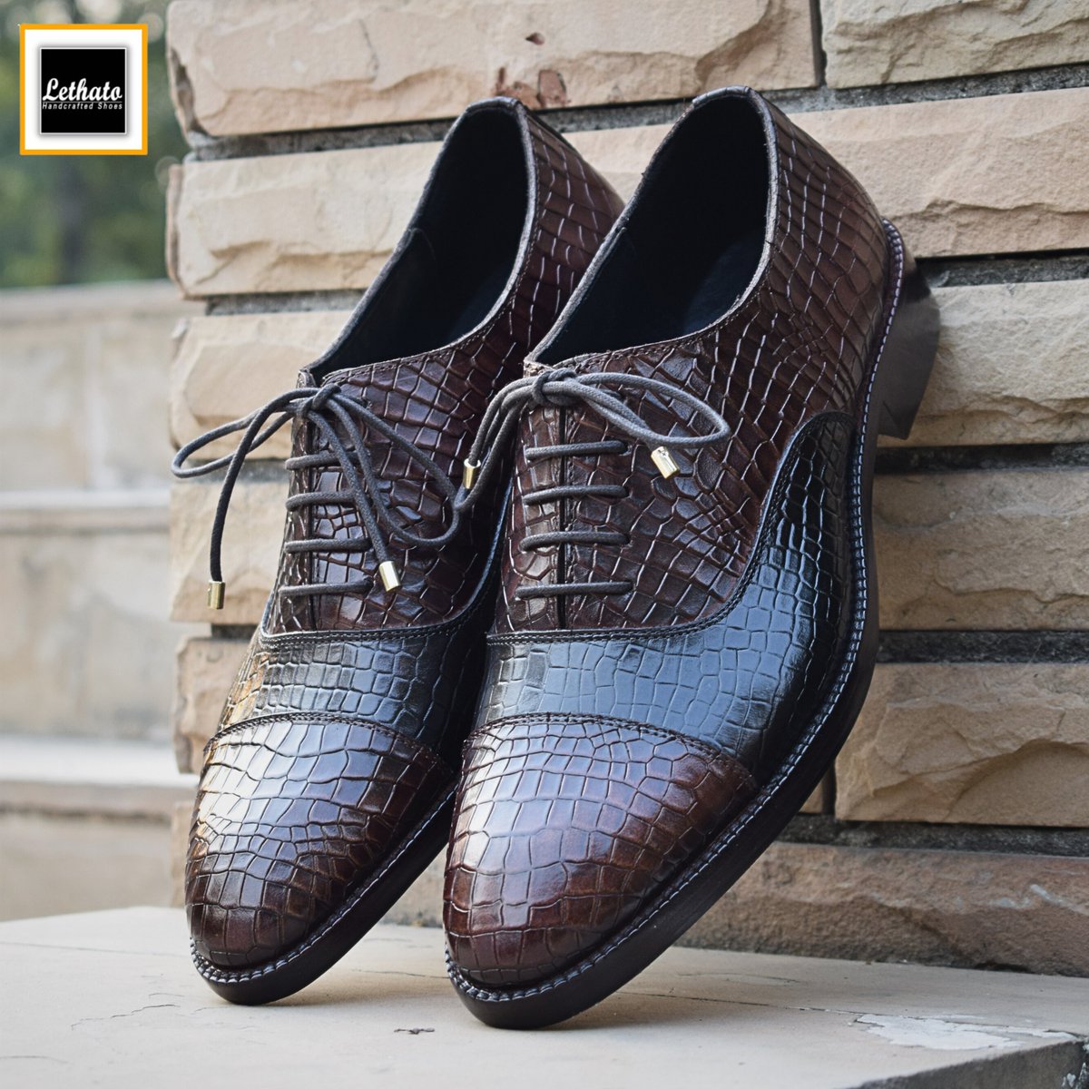 Hey shoe lovers! Are you ready to step up your style game? Say hello to the Classic Captoe Oxford- Croc Brown by Lethato. . . . #lethatoshoes #lethato #mensfashion #menswear #shoesformen #highqualityshoes #leathershoes #instafashion #casualshoes #lethatoshoes #lethato