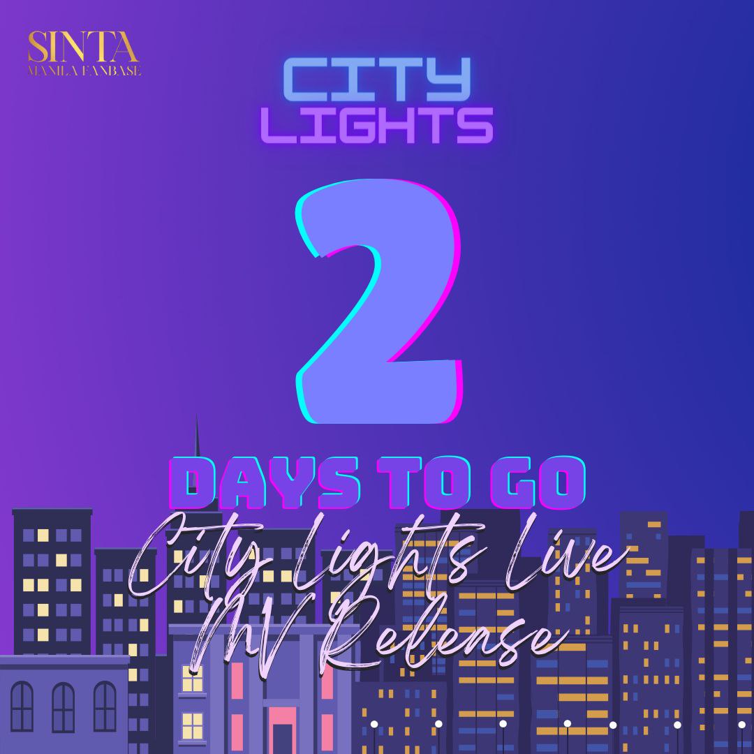 Hindi pa nakakamove on sa Song Release pero may pahabol pa! SINTAs, are you ready for the Live MV of 𝑪𝑰𝑻𝒀 𝑳𝑰𝑮𝑯𝑻𝑺 ?? 2 days from now and we'll be able to watch it! ❤️🌆✨

#GMNI_OfficialPH
#CityLights #GMNI_CityLights
#LostInTheCity 
#NewEra #Ppop #PpopRise