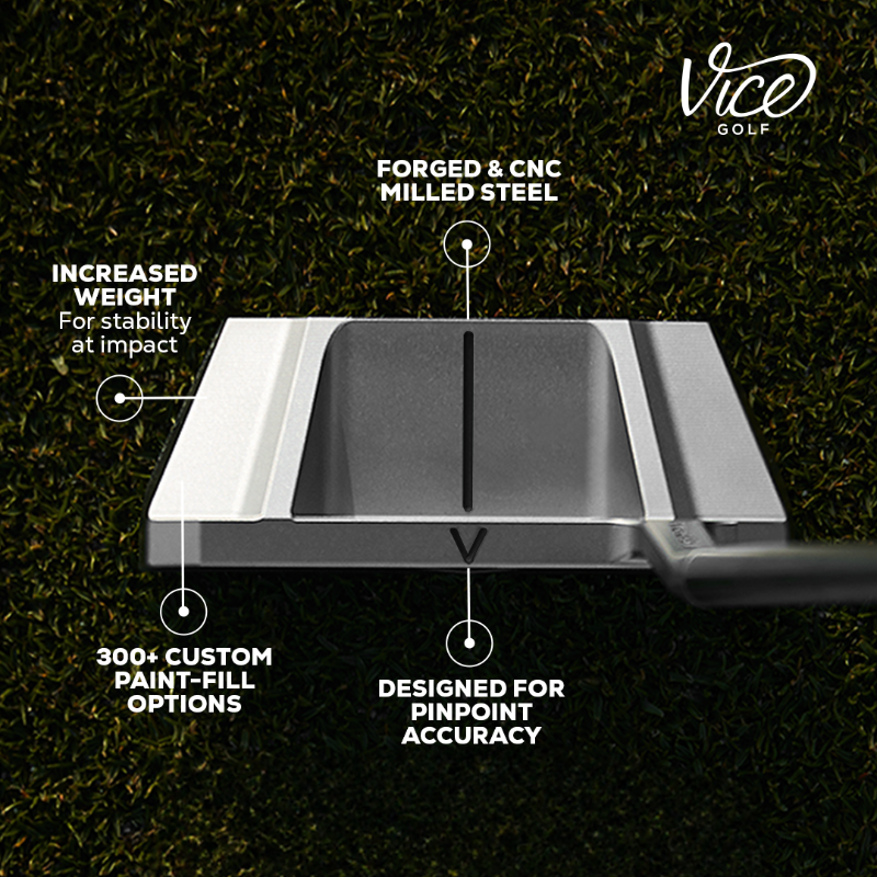 VICE_GOLF's tweet photo. Introducing our first ever range of golf clubs; developed to help unlock your true potential on the golf course.