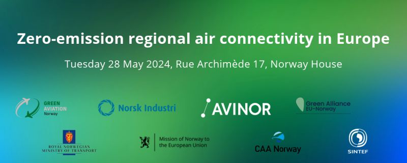 Next week, the Brussels bubble will have the chance to discuss zero-emission regional air connectivity at a dedicated event organised by @avinor, @NorwayEU and other partners. 📅 Date: Tuesday, May 28 🕒 Time: 10:00 – 13:00 📍 Venue: Norway House, Rue Archimède 17, Brussels