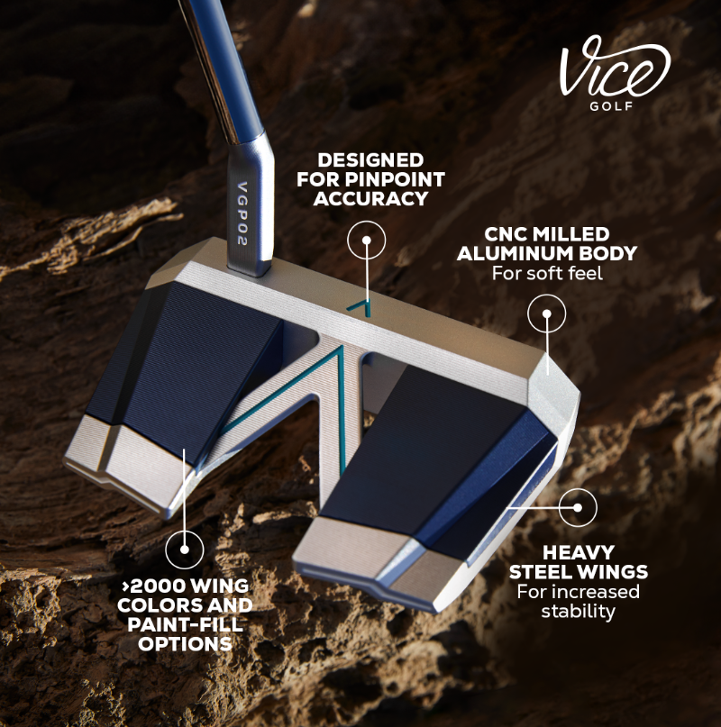 VICE_GOLF's tweet photo. Introducing our first ever range of golf clubs; developed to help unlock your true potential on the golf course.