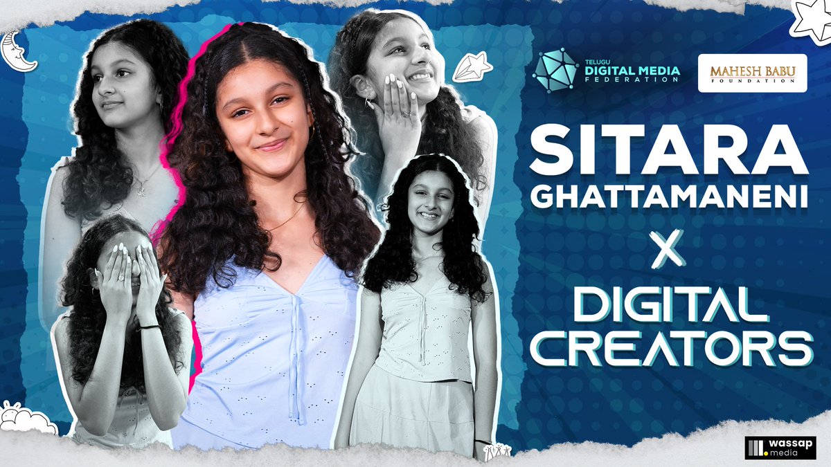 Empowering creators, A union of incredible hearts! our Princess #sitaraghattamaneni, @mbfoundationorg, and @telugudmf join forces to support Digital Influencers! Here is A fun-filled convo with many adored moments ❤️‍🔥 youtu.be/anGv6YqG3jc?si… #SitaraGhattamaneni #MBFoundation