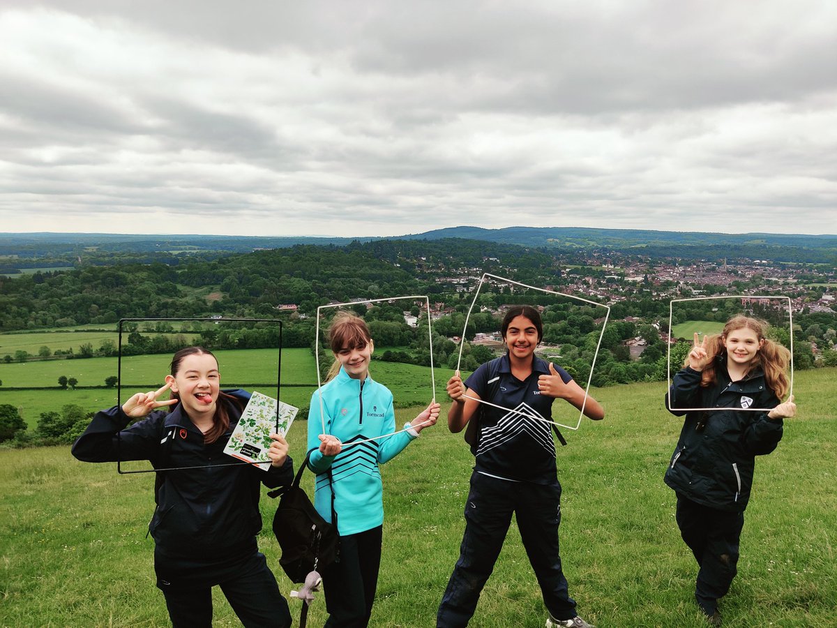 Having fun exploring chalk land ecosystems.