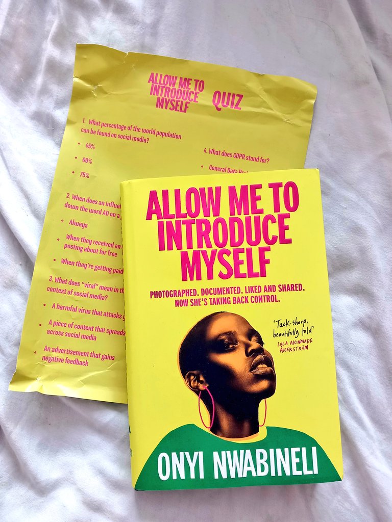 Morning lovelies! ❤️ I'm about to dive into this beauty! I adored Someday, Maybe so super excited for #AllowMeToIntroduceMyself thank you to Tandem Collective and @OneworldNews for my copy! #BookTwitter #CurrentlyReading