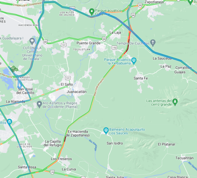 TorreElola's tweet photo. Buen dia, de su apoyo por favor me estan reportando trafico muy denso en el Macrolibramiento de Guadalajara. Sabrán que pasa? @CAPUFE @CNAC_GN @GN_MEXICO_ @GN_Carreteras https://t.co/HH9pyei5bo