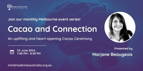 Join our June community event in #Melbourne: #Cacao and Connection facilitated by Marjane Beaugeois. All funds raised will go directly towards our Patient Support Fund and advocacy efforts. Book your ticket for 24 June: buff.ly/3PG9i3I