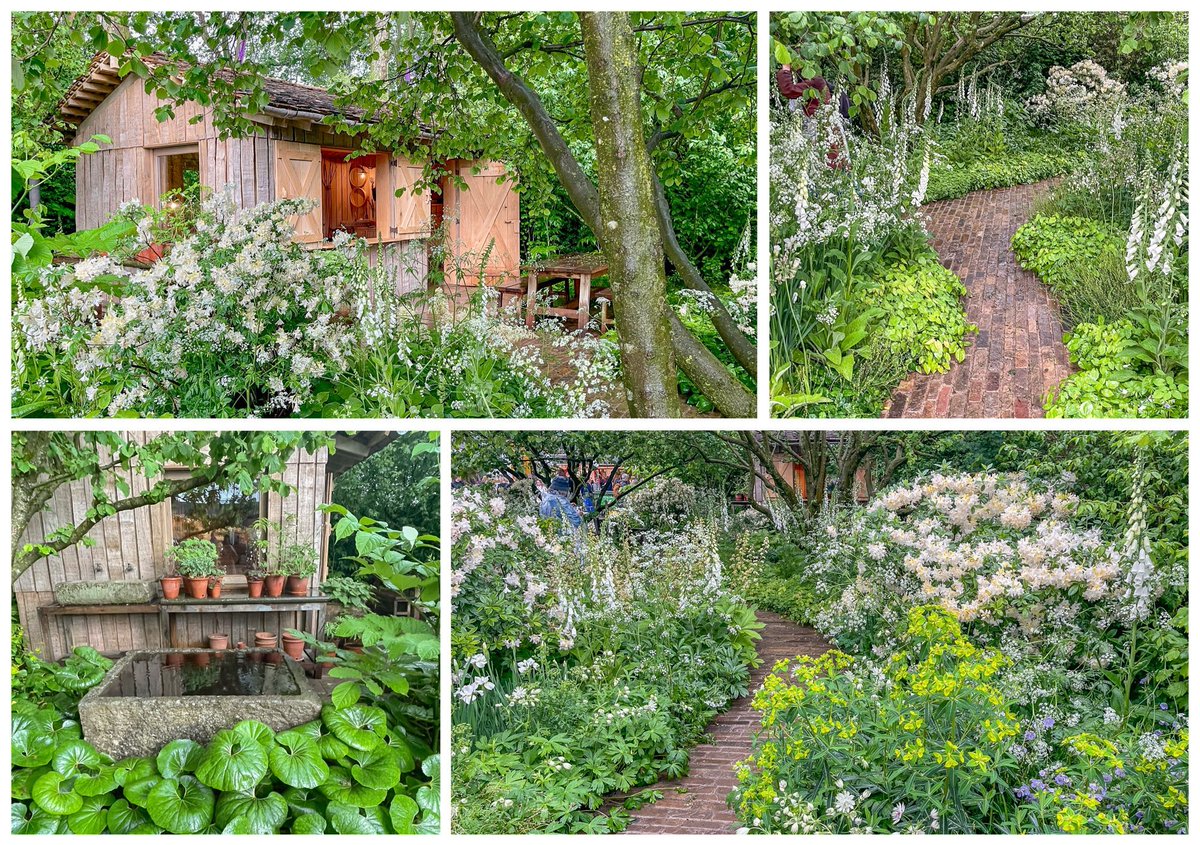 VenetiaJane's tweet photo. It was wonderful to visit the National Garden Scheme #charity garden designed by @tomstuartsmith at #RHSChelsea yesterday. Despite the rain it looked amazing! I do hope it will win the People’s Choice Award. Please do vote here: https://t.co/8KpL2mygeL. Voting closes 7pm tonight! https://t.co/y1OEHsyrTy