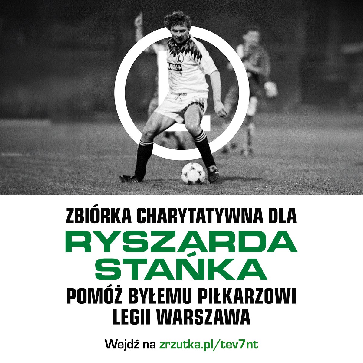 Ryszard Staniek, były piłkarz Legii Warszawa, potrzebuje pomocy. Legionista zmaga się z problemami zdrowotnymi, w tym momencie jest osobą ze znacznym stopniem niepełnosprawności. Rodzina Ryszarda zbiera pieniądze na kosztowne leczenie i rehabilitację byłego piłkarza oraz