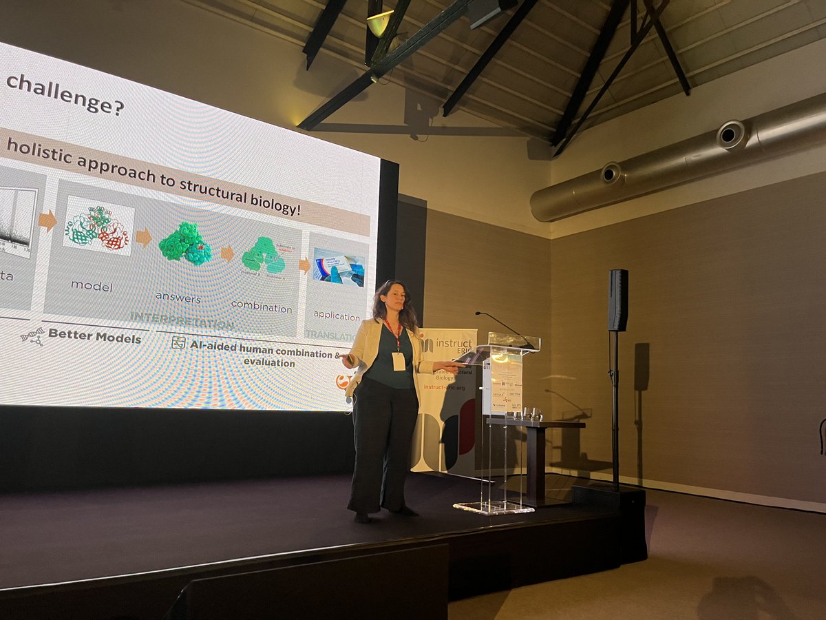 Claudia Alen Amaro (@claudialenamaro) on Twitter photo The potential of #AI for biomolecular structure determination, prediction and validation is the topic at the #IBSBC2024 with the talk by Andrea Thorn <a href="/ThornLab/">Andrea Thorn</a> <a href="/unihh/">Universität Hamburg</a>
<a href="/instructhub/">Instruct-ERIC</a> The potential of #AI for biomolecular structure determination, prediction and validation is the topic at the #IBSBC2024 with the talk by Andrea Thorn <a href="/ThornLab/">Andrea Thorn</a> <a href="/unihh/">Universität Hamburg</a>
<a href="/instructhub/">Instruct-ERIC</a>