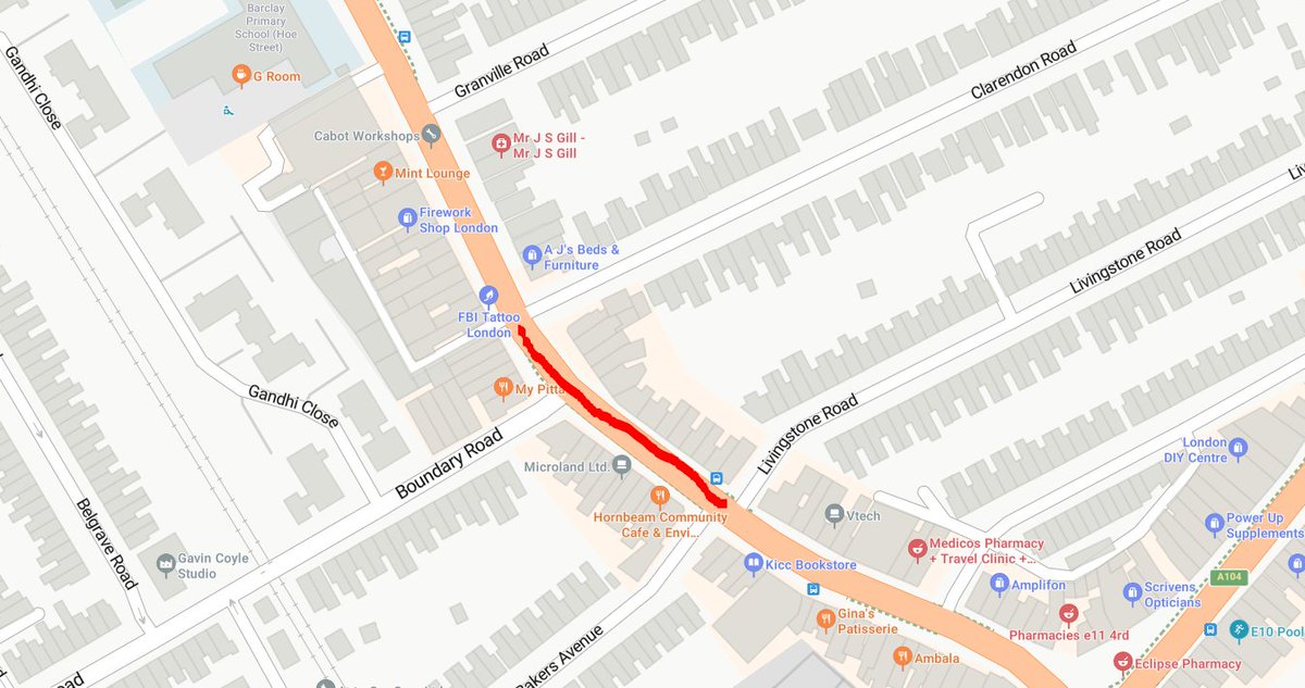 Temporary lights will be in place on Hoe Street between Clarendon Road and Livingstone Road from 3 to 24 June 2024. Hoe Street will be reduced to one lane to manage the construction work taking place. For info on the Hoe Street scheme visit orlo.uk/DNsLS