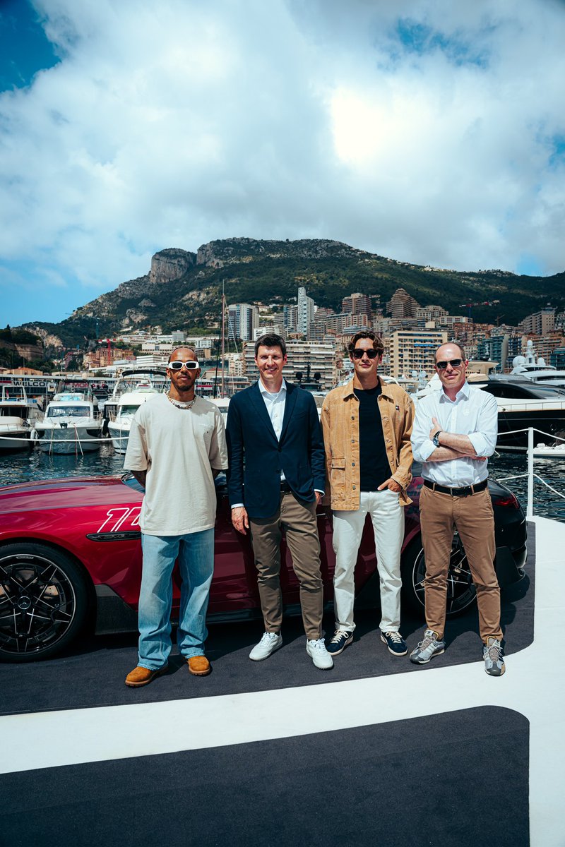 Launching the Concept Mercedes-AMG PureSpeed in Monaco. What a beauty👌