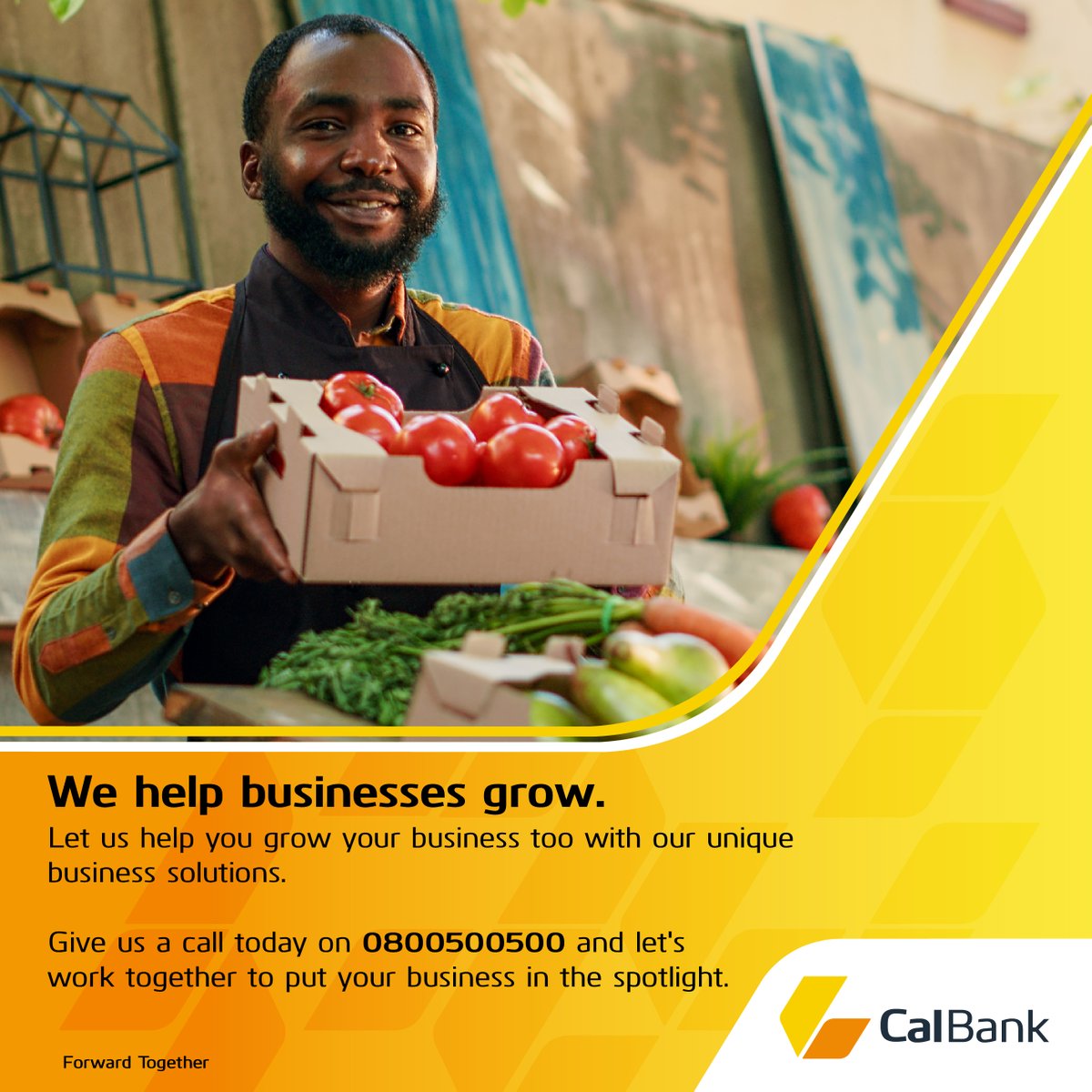 Are you a small or medium business owner in Ghana looking to take your company to even greater heights? CalBank has the SME solutions to fuel your growth!

With our SME business loans and credit options, you can access the capital needed to invest in new equipment or pursue