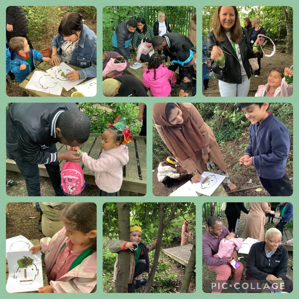 ⭐️Thank you so much for coming to our parental engagement event. Your lovely children were so excited to show you the forest and make you a bracelet. We hope you all have a lovely half term holiday ⭐️