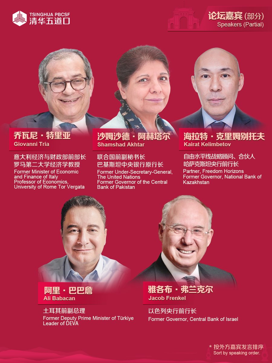 Speakers Preview | 80 Years After Bretton Woods: Building an International Monetary and Financial System for All &amp; 2024 Tsinghua PBCSF Global Finance Forum. 
Stay tuned for more! 
#TsinghuaPBCSF #GlobalFinanceForum2024 #80YearsAfterBrettonWoods