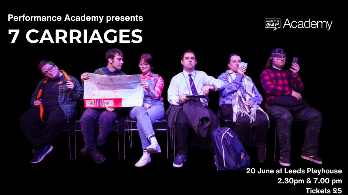 We're delighted to present the final showcase of our Performance Academy students at Leeds Playhouse. What does a journey mean to you? Our seven travellers don’t all know their destination, but isn’t that the fun of it? Tickets 👉 bit.ly/3WNEeDL