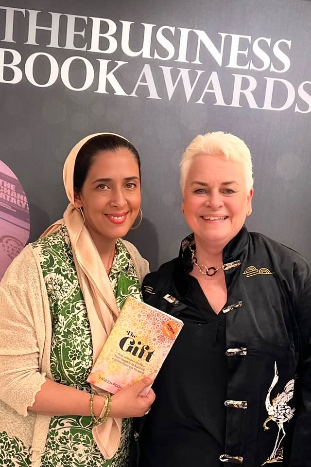 Huge congratulations to our Chair <a href="/zareen_roohi/">Dr Zareen Roohi Ahmed</a>
for being shortlisted in the <a href="/BizBookAwardUK/">Business Book Awards</a>
'Business Journey' category for her inspiring book, 'The Gift'. Winners announced on 19th Sept 2024 in London! #BBA2024 #TheGift #giftwellness