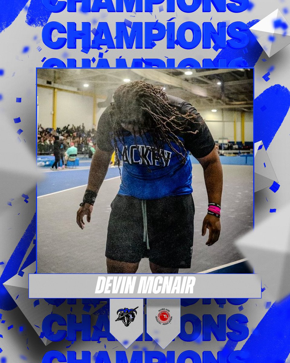 Congratulations to Devin McNair on winning the State Championship in Shot Put. His championship clinching throw was 49 feet and 3 inches.