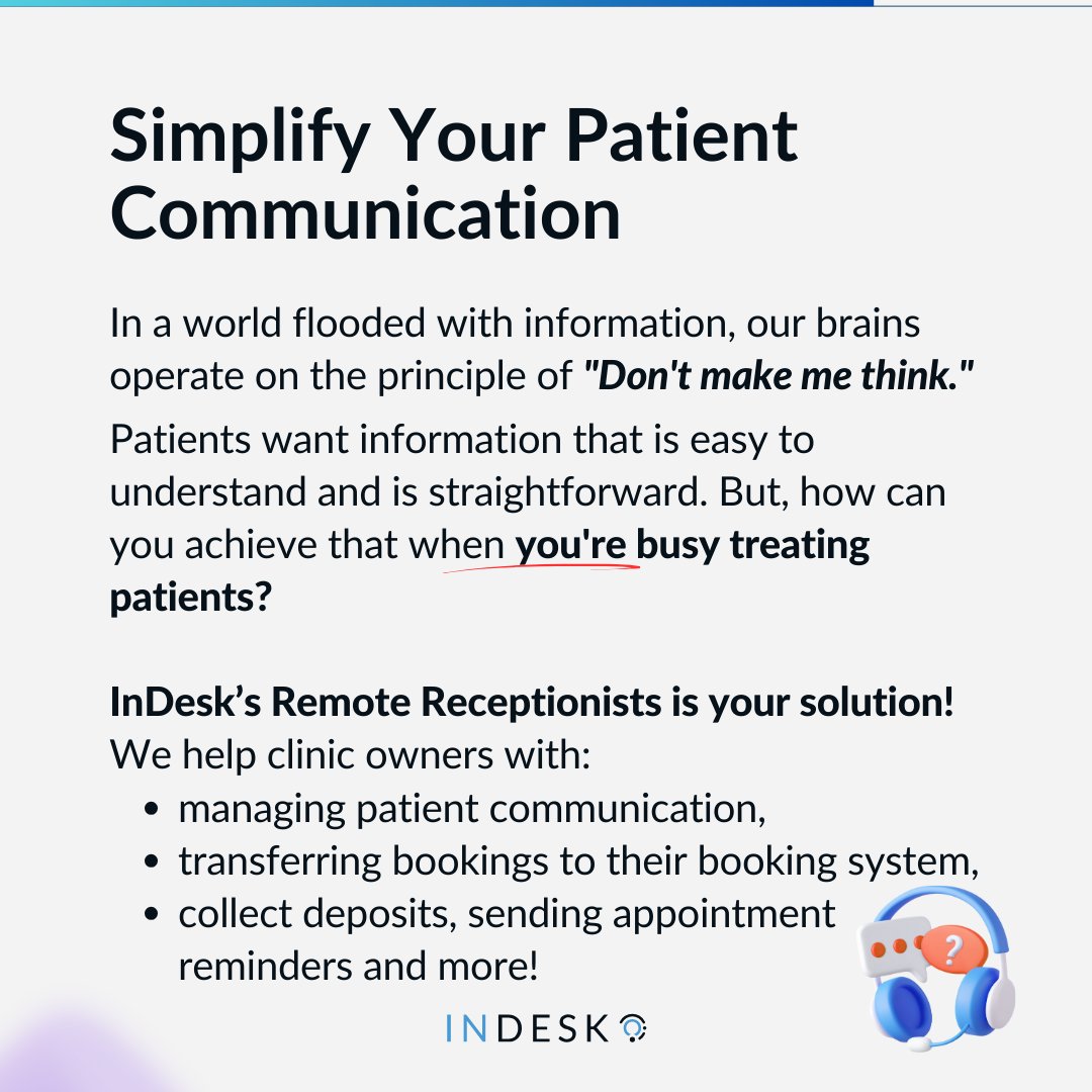 my_indesk's tweet image. 📈 'The more the better' in healthcare - treat more patients, grow your business. 🏥 But it's not easy, the industry is competitive. 🔥 We have tricks &amp;amp; ideas to help. 💡 Check the carousel &amp;amp; contact us! 📞
#PatientRetention #ClinicSuccess #indesk