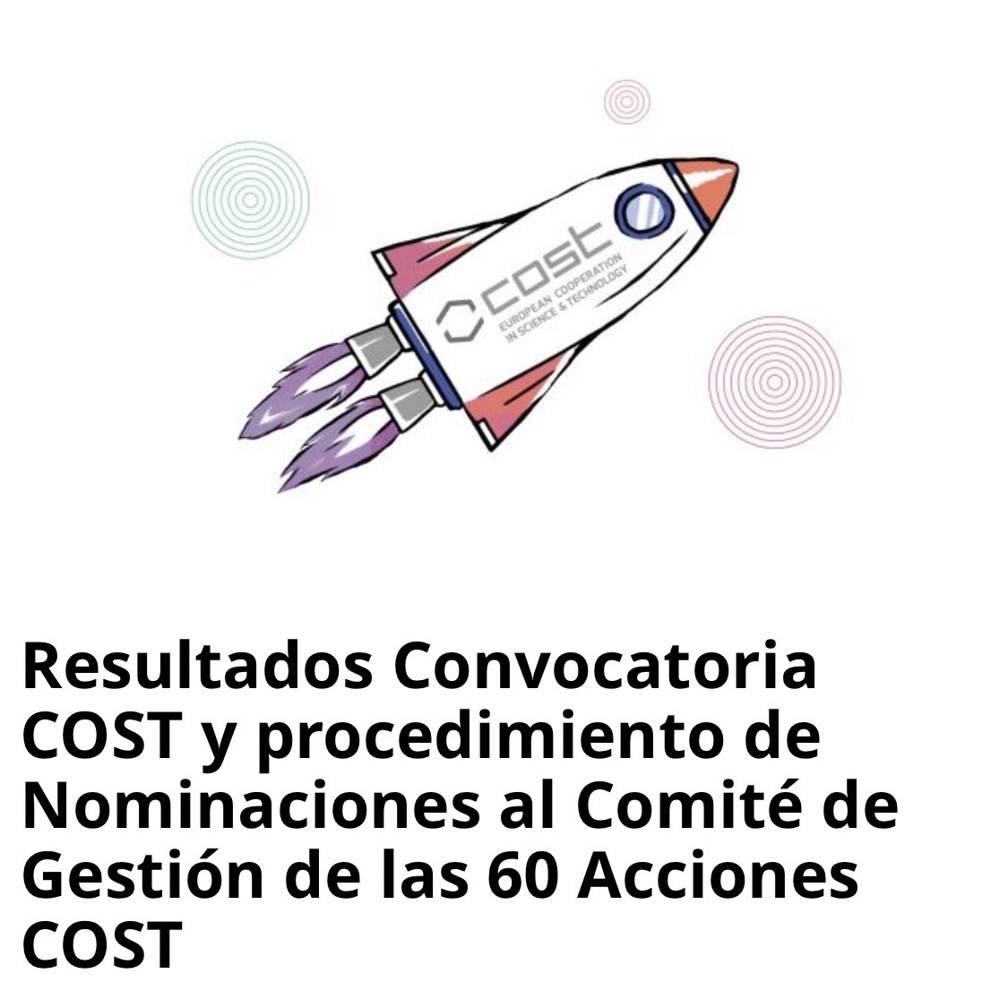 6️⃣0️⃣ nuevas #COSTactions aprobadas por el CSO de @COSTprogramme. Enhorabuena a todos los participantes‼️Ponemos en marcha el procedimiento de nominaciones a los 60 Comités de Gestión❗️
➕info: lc.cx/hG5YBo

#ScienceWithoutBorders #EUResearchArea
#HorizonEU