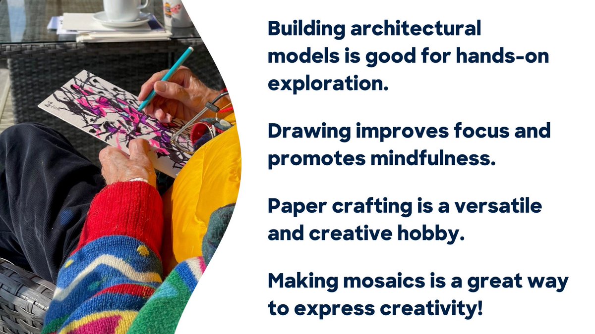 Many blind veterans think they have to give up activities like crafting and or going to the theatre after losing their sight. But with the right support, you can still be creative! This #CreativityAndWellbeingWeek, explore new hobbies with our resources. ow.ly/QpyR50RQzAc