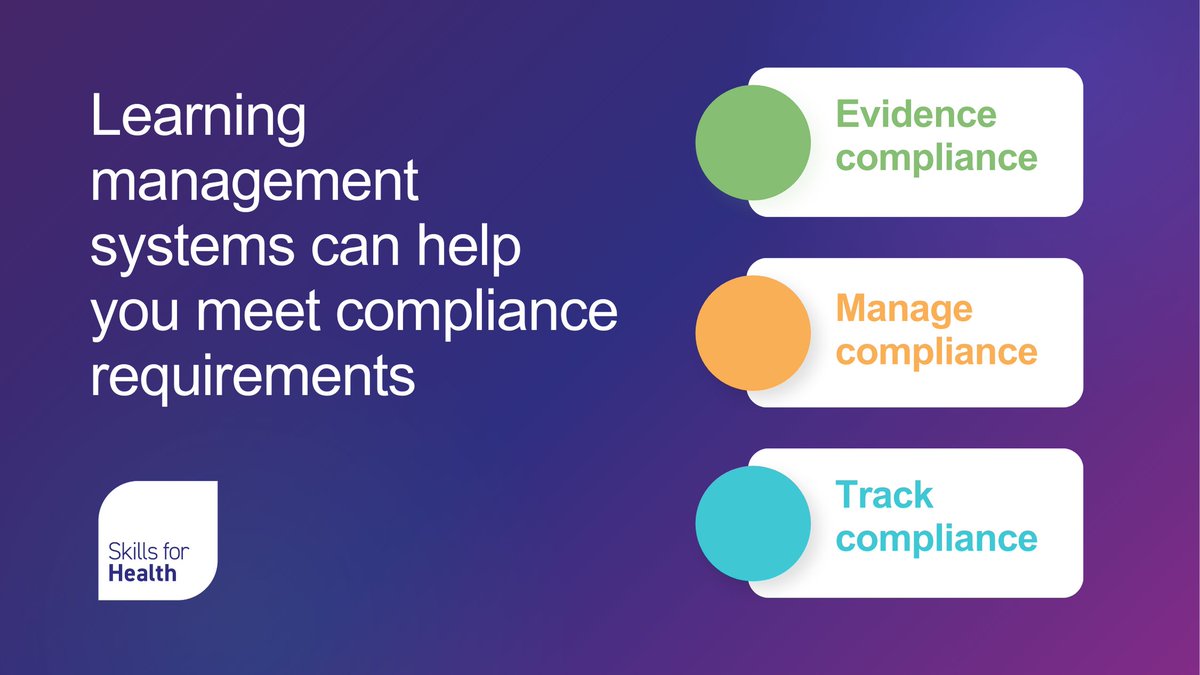 Track compliance ✅ manage compliance ✅ evidence compliance ✅ ​ Meeting these 3 requirements in healthcare is crucial, but managing the process can be complex. ​ Learn about how a learning management system can help: ow.ly/nIxE50RQFqJ ​ #healthcare #learningmanagement