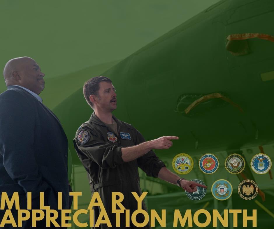 In honor of Military Appreciation Month, we extend our deepest gratitude to the brave men and women who serve and have served in our armed forces. Your courage, sacrifice, and dedication to protecting our freedoms inspire us every day. To our Soldiers, Sailors, Airmen, Marines,