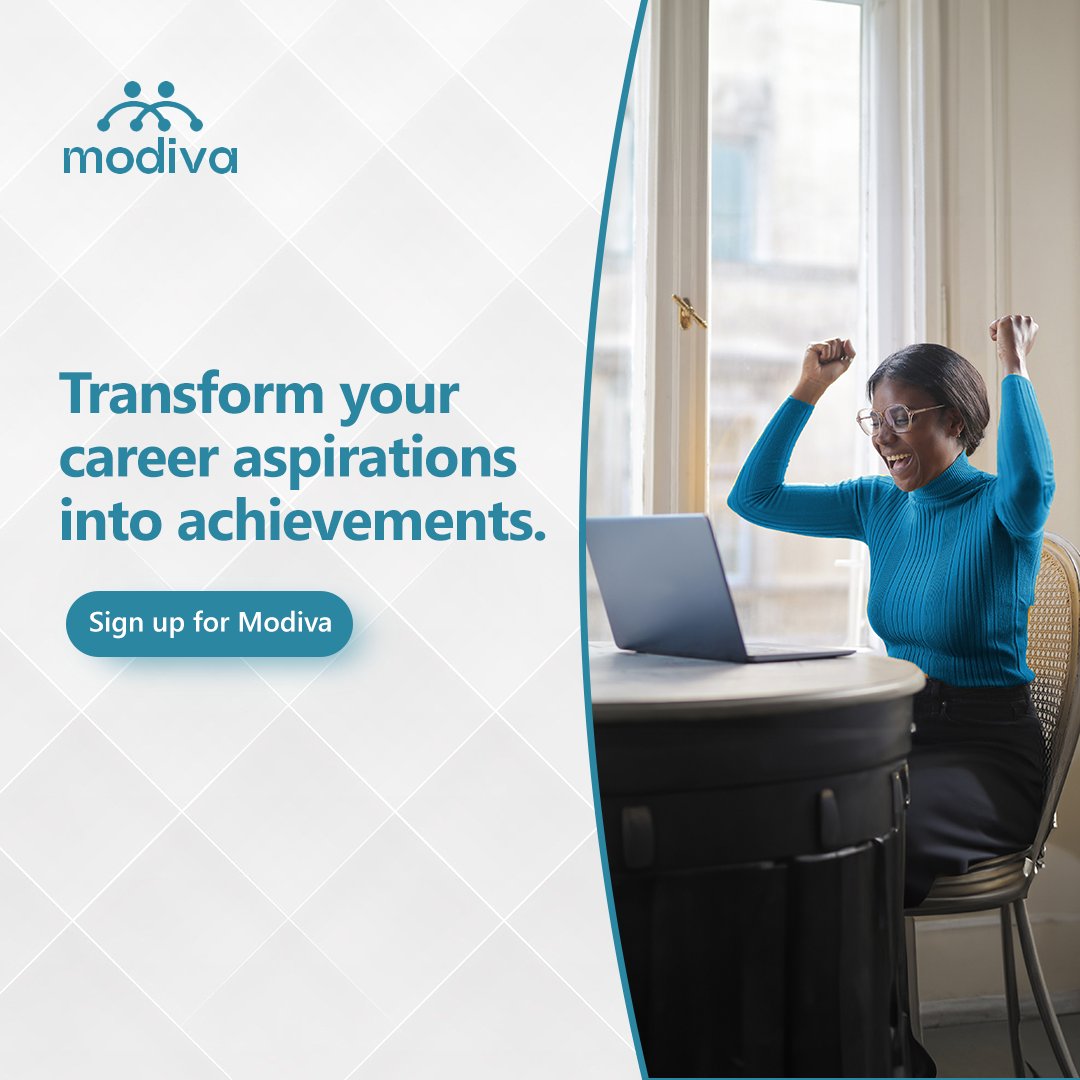 At Modiva, every day is a new opportunity to #explore, #learn, and #grow. Turn your ambitions into achievements with us. Let's redefine what's possible together. 

To join the @Modiva community, register here >> modiva.org/register
 #NewOpportunities #ProfessionalDevelopment