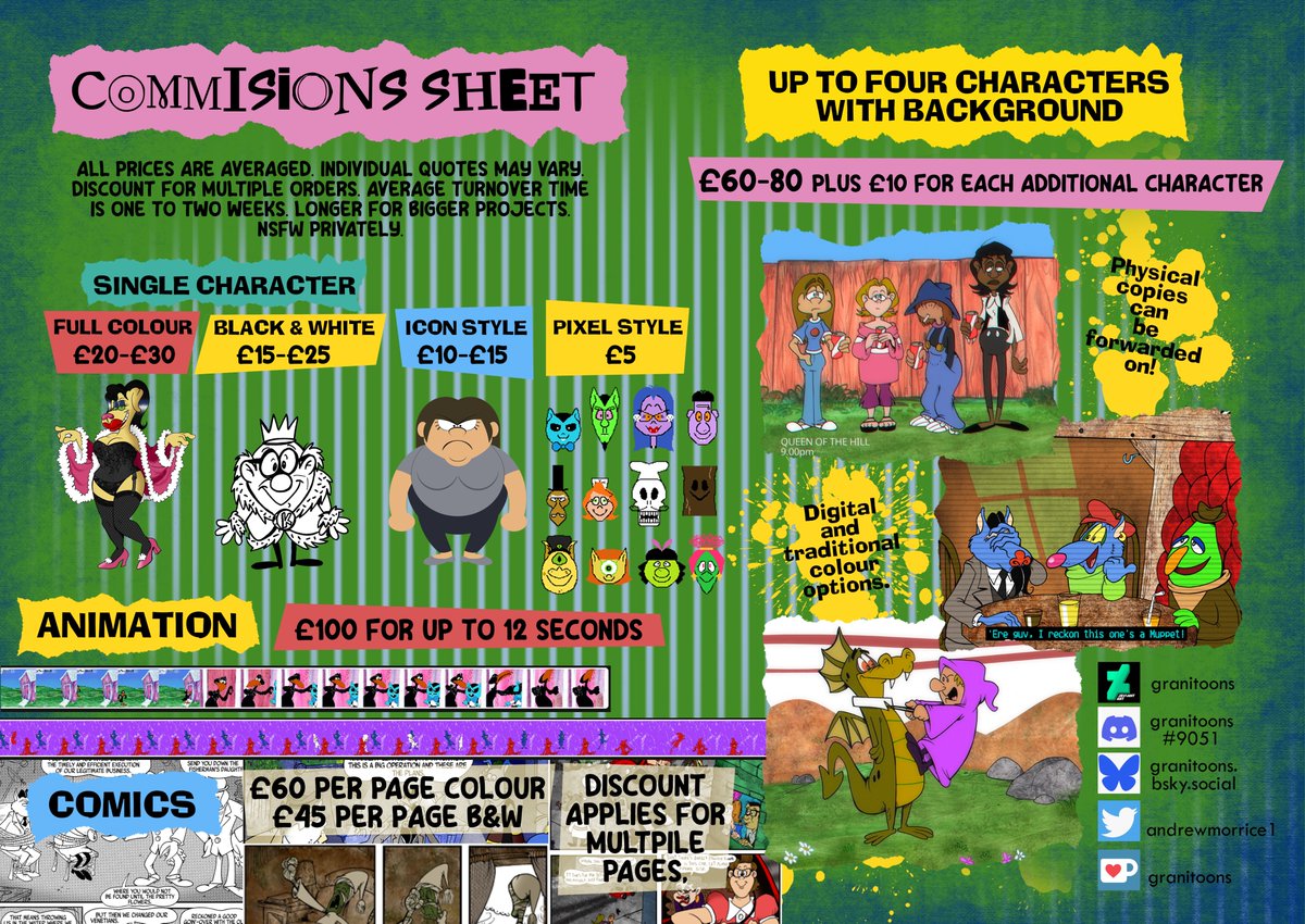 AndrewMorrice1's tweet image. Settled into my new home office, so c0mmissions are open once again! DM for any more details.

#HRAMcomics #blonge #granitoons #art