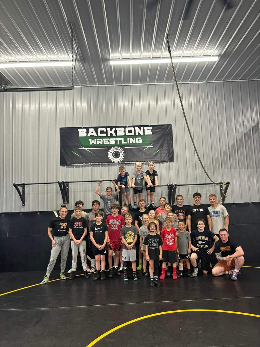 Had a great time out at Backbone Wrestling Club!! Great group of kids with a great group of coaches!! Thanks again for having us out!! #JacketUp