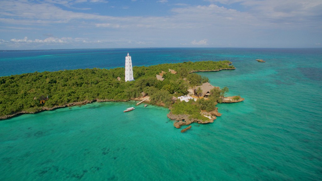 Chumbe Lighthouse, located on Chumbe Island off the coast of Zanzibar, Tanzania 🇹🇿, is a historic structure built in 1904. 

It guides maritime navigation and is part of a marine sanctuary.

Painted in striking white, it is a beacon of safety at sea.

#ThisIsAfrica #VisitAfrica